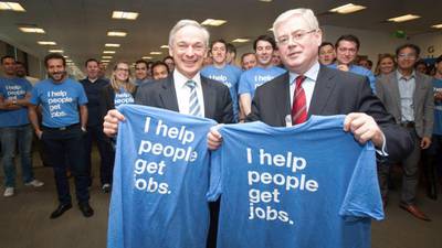 Ministers share the limelight at jobs announcement