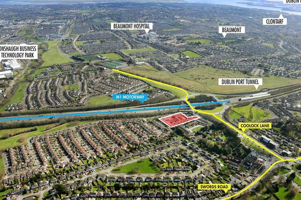 Residential site near Santry village guides in excess of €1m