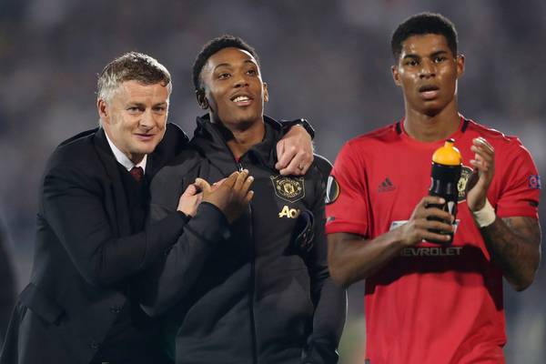 Solskjær says Martial is now much hungrier for goals