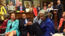 Democrats claim ‘new dawn’ at end of  sit-in over guns