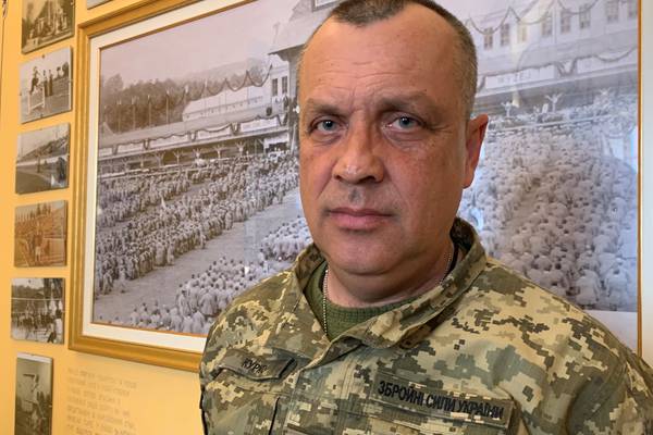 Col Valeriy Kurko is waiting for any Russian forces who come to western Ukraine
