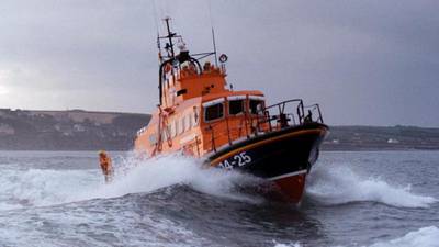 Lifeboat comes to rescue of stranded dolphin