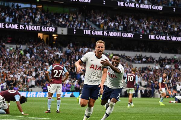 Tottenham score three late goals to beat tenacious Aston Villa