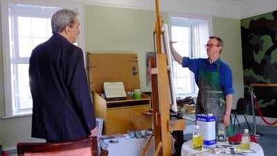 Painter Mick O’Dea brings new meaning to ‘performance art’