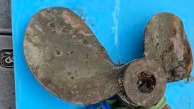 Propeller believed to belong to first World War submarine recovered in Cork harbour