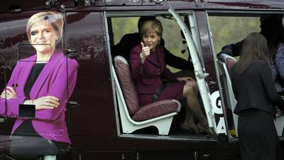 Nicola Sturgeon on the hustings in final push by SNP