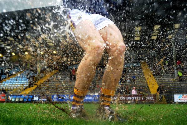 Rain plays havoc on a day of drama in football and hurling