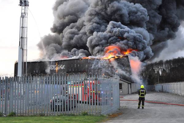 Up to 90 vehicles ‘destroyed’ in fire at Co Louth compound