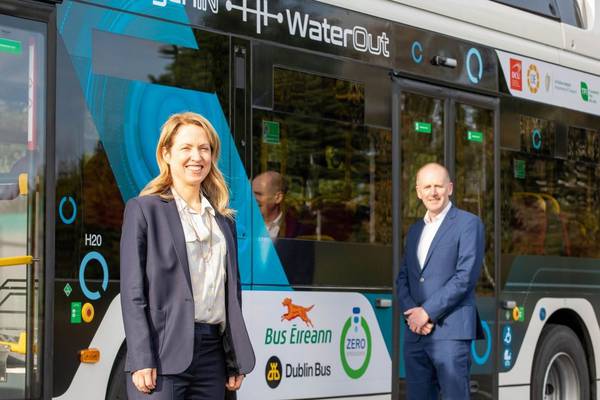 Hydrogen-powered bus takes to streets of Dublin
