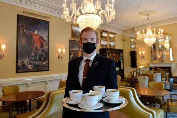 Perspex screens, toilet butlers and one-way systems: the Shelbourne reopens