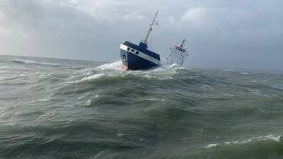 'You can’t see the waves coming' - crew describes dramatic rescue of ship off Irish coast