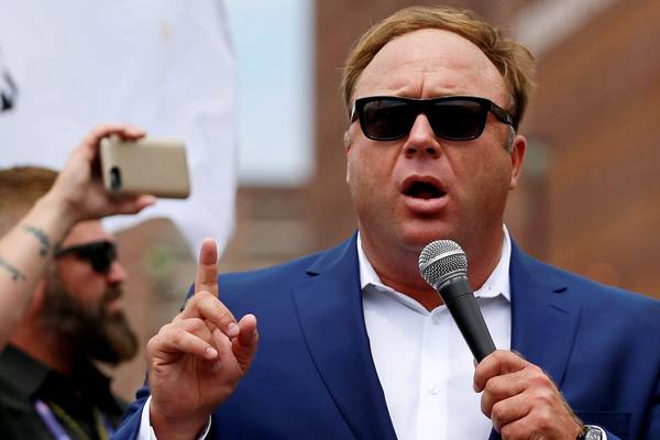 Apple removes most of US conspiracy theorist Alex Jones’ podcasts from iTunes