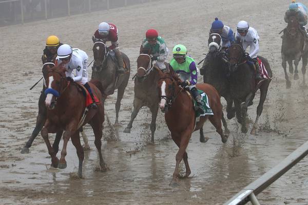 Justify speeds through the fog to move closer to Triple Crown