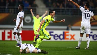 Gent stun lacklustre Spurs to take first leg lead