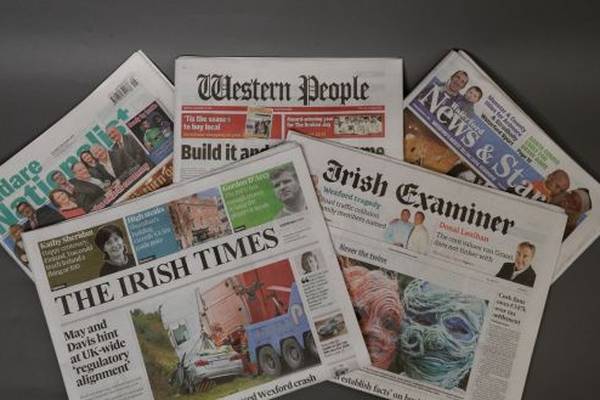 ‘Irish Examiner’ holding company reports turnover decline