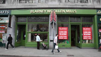 Blarney Woollen Mills group continued to experience financial pressures through 2013