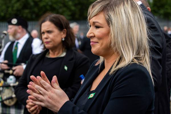 Sinn Féin leaders reject criticism of O’Neill’s behaviour at top republican’s funeral