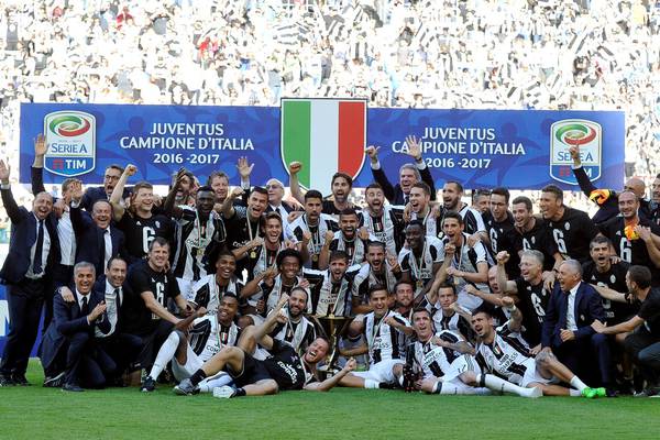 Juventus beat Crotone to secure a sixth straight Serie A title