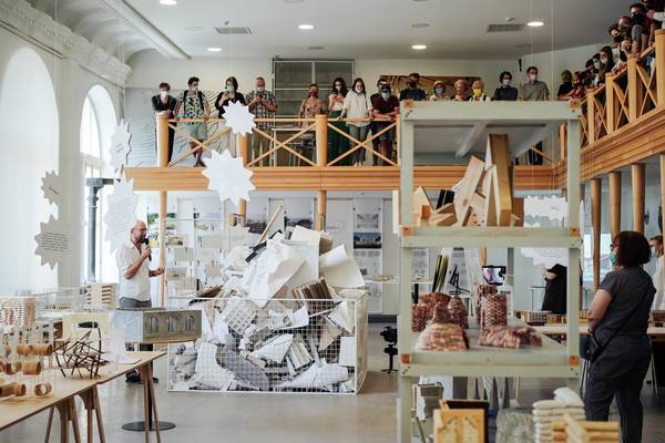 ‘It’s about providing happiness’: Displaced architecture school imagines Ukraine’s future cities