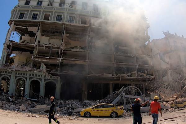 Lethal Havana hotel explosion kills at least eight people