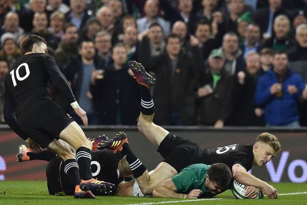 Liam Toland: Irish defence forces world class All Blacks to crumble