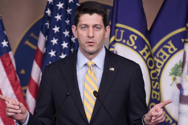 US speaker Paul Ryan jokes about Tipperary and Kilkenny  ‘pig thieves and horse thieves’