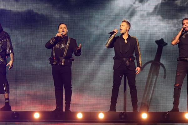 ‘It’s been a hell of a ride’: Boyzone play final concert in Belfast