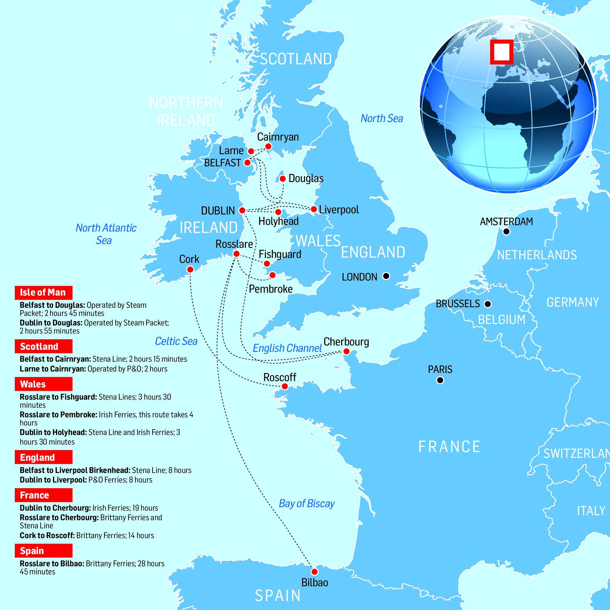 Flight free travel How to get to the UK and Europe by ferry The