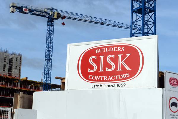 Turnover at top 50 Irish construction firms rises 12% to €6.72bn