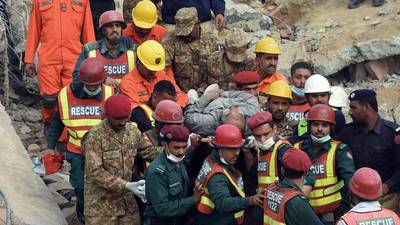 Death toll  in Pakistan factory collapse rises to over 20