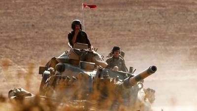 Three Islamic State suicide bombers attack Kobani