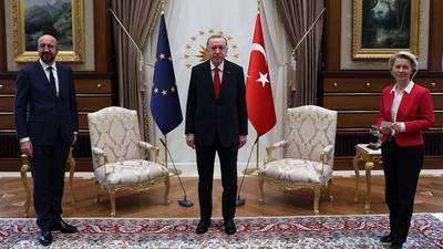Seating in meeting with Von der Leyen met EU demands, Turkey says