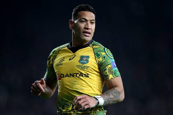 Donations for Israel Folau legal fees now in excess of A$2m