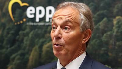 Tony Blair: Belfast Agreement may be changed over Brexit