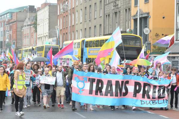 Hundreds take part in Trans Pride parade in Dublin
