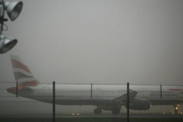 Several flights between Dublin and London cancelled due to fog