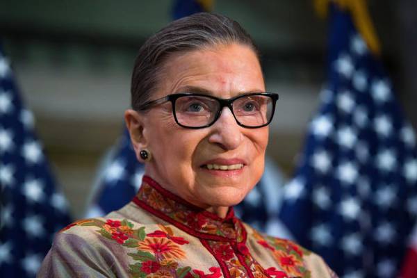 US supreme court justice Ginsburg fractures three ribs in fall