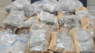 Two men arrested after drugs worth €8.2m seizure in Co Kildare