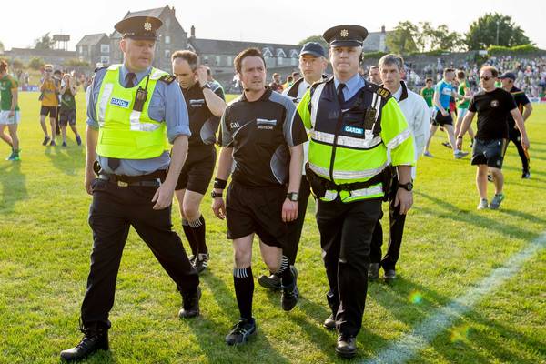 Tyrone get out of jail as referee needs Garda escort