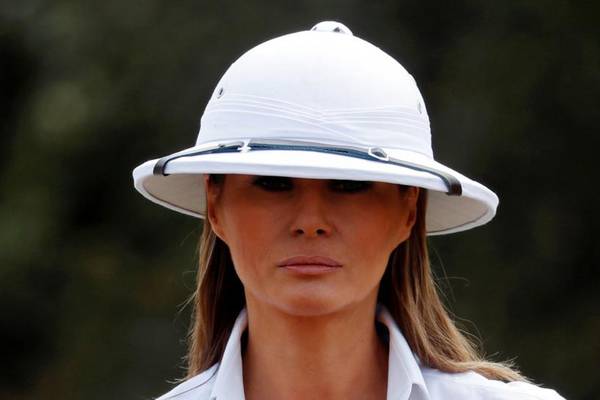 Melania Trump: We need to talk about her ‘Out of Africa’ wardrobe