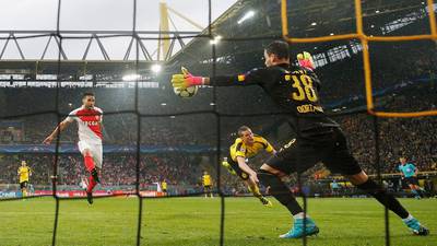 Kylian Mbappe gives Monaco advantage against Borussia Dortmund