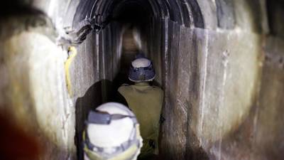 Israel discovers 2.5km tunnel dug by  Gaza militants