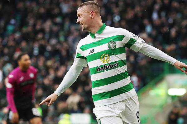 Griffiths puts hand up as five goal Celtic move 16 points clear