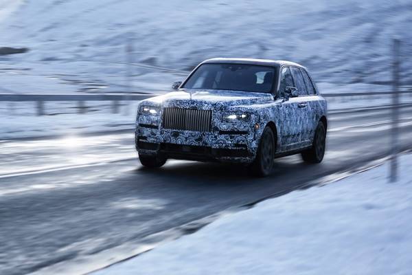 Rolls-Royce SUV gains a glittering name