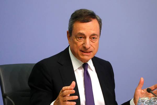 Draghi says Irish banking ‘quasi-monopoly’ keeping rates high