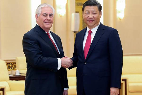 China hails Sino-US contacts after Tillerson visit