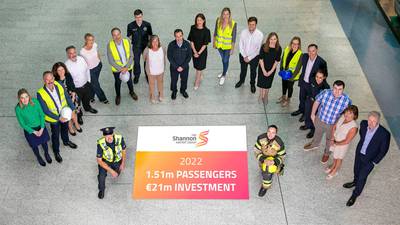 Shannon Airport hosted more than 1.5m passengers in 2022