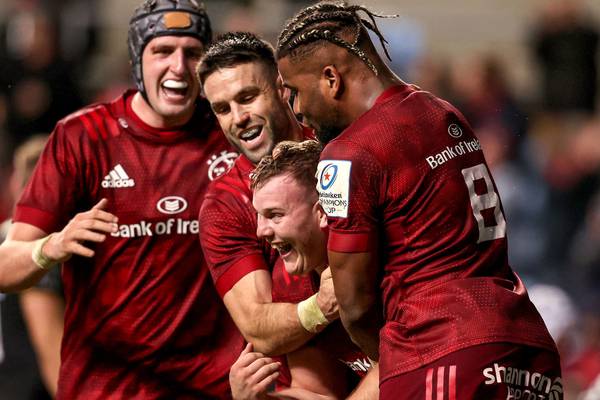 Youthful Munster come out swinging and put 14-man Wasps to the sword