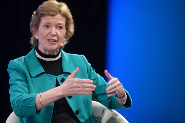 Mary Robinson: giving archive to NUIG will benefit Co Mayo