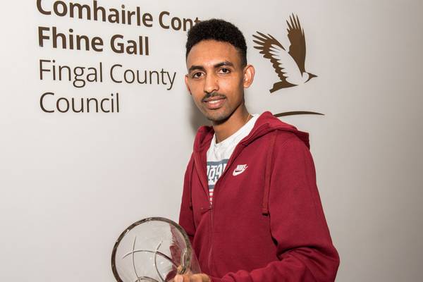 Eritrean student honoured for all-Ireland cross-country win